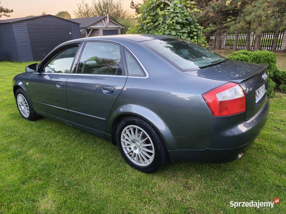 Audi a4 b6 20 LPG Prywatnie Zadbane grafitowy małopolskie Miechów sprzedam