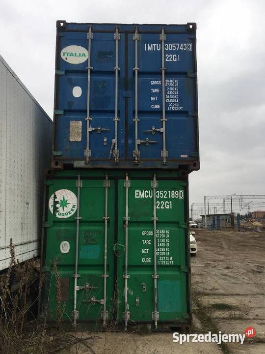 Kontener morski magazynowy budowlany 20 DV CW