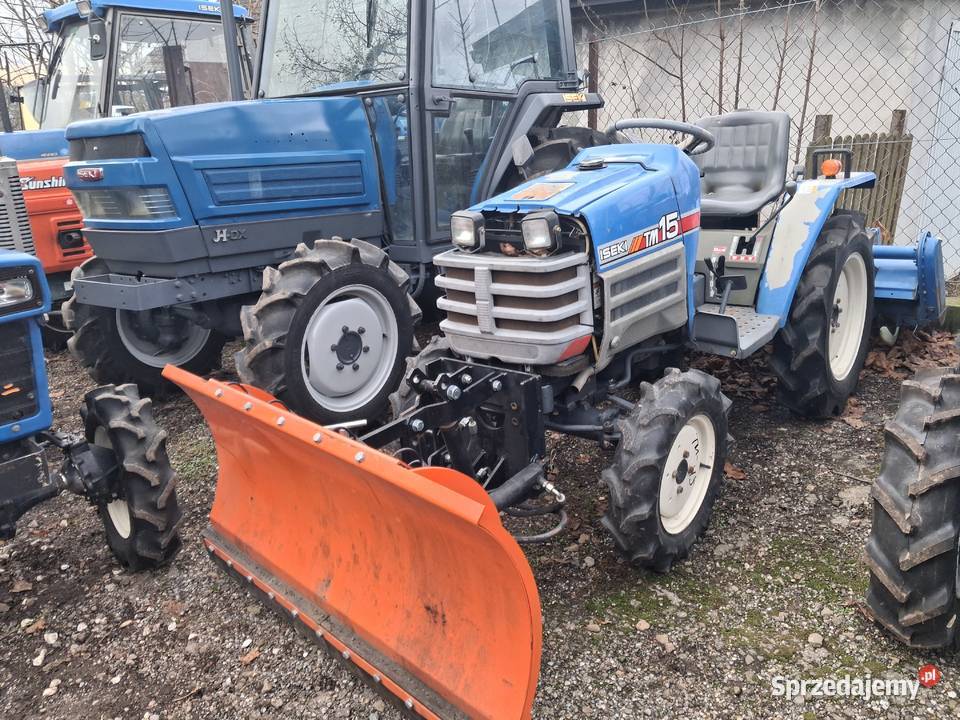Iseki Tm15 4x4 pług glebogryzarka Konary