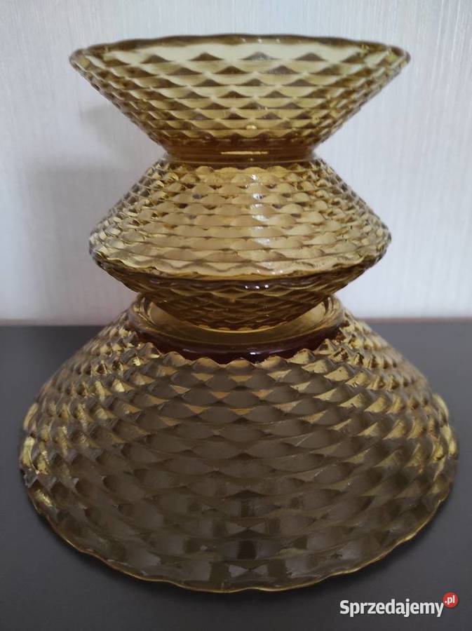 Salaterki miski szkło Prądniczanka PRL 4 Porcelana i szkło Białystok sprzedam