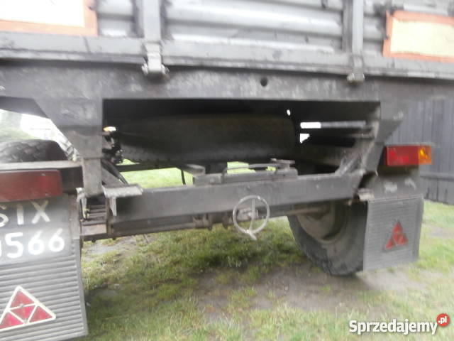 PRZYCZEPA 6 TON POLSKA D46 burtowe Olewin