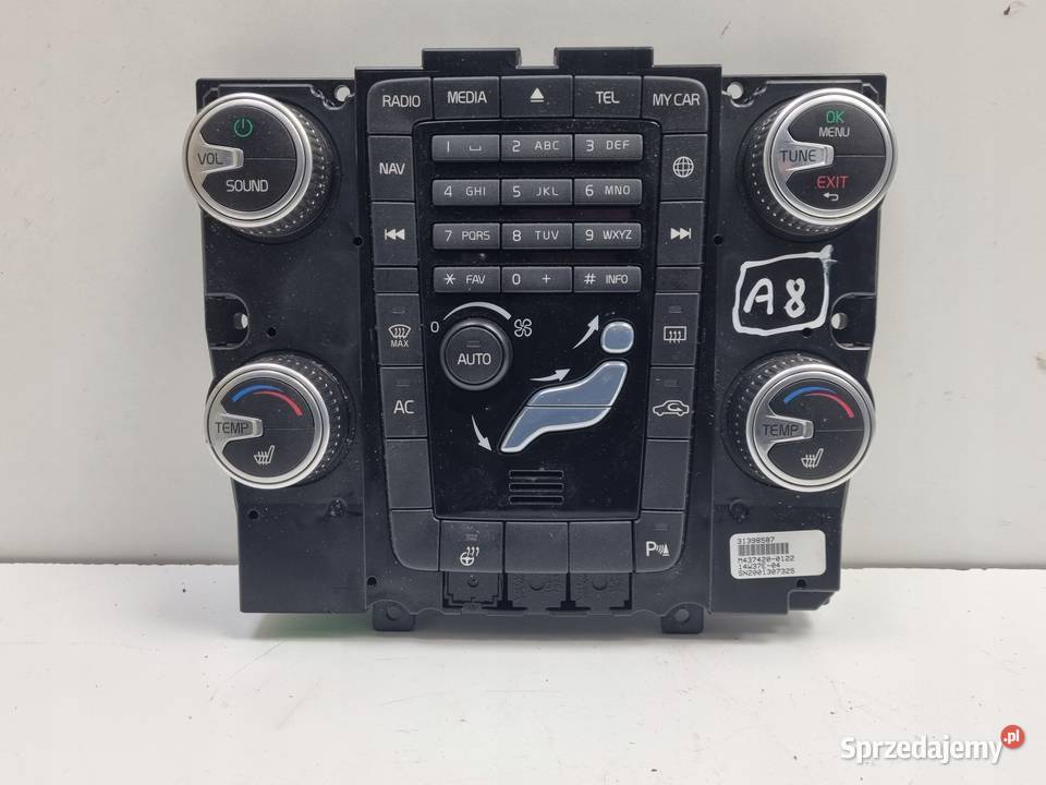 PANEL KLIMATYZACJI Volvo S60 II V60 I XC60 I