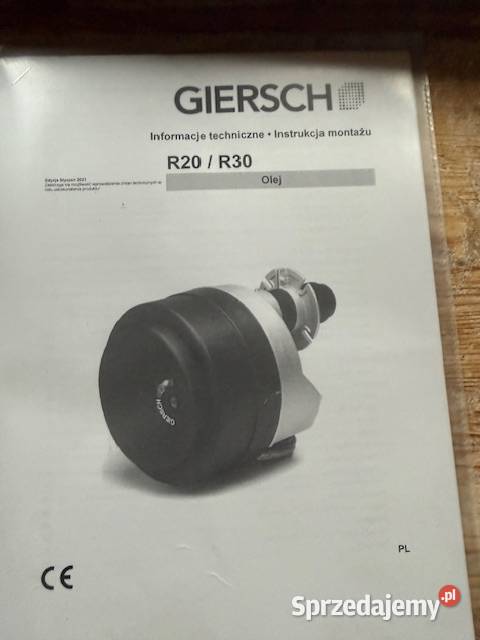 Palnik olejowy Giersch R20WLE Biznes i Przemysł Mielec sprzedam