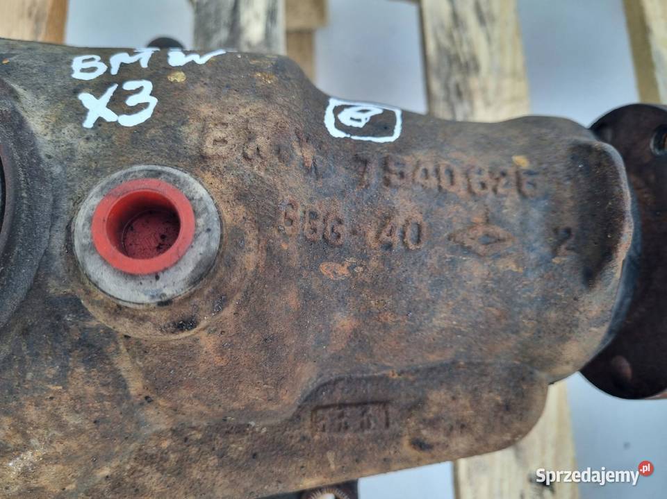 BMW X3 E83 20d PRZEDNI MOST dyferencjał PRZÓD Mosty lubelskie Rudka