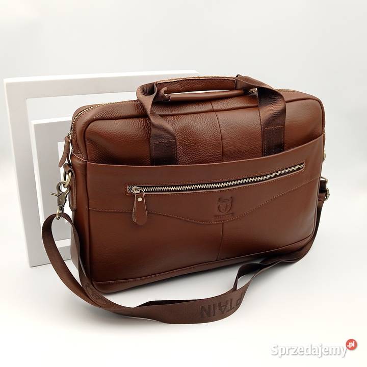 Torba teczka skórzana na ramie Bullcaptain B Zawiercie