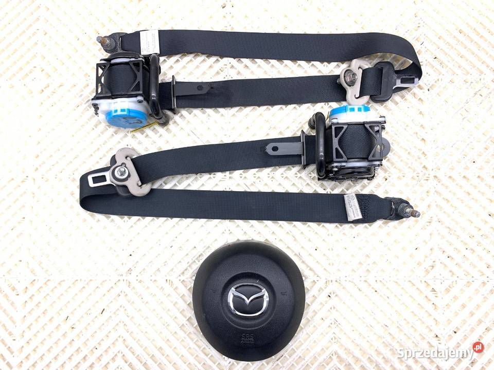 KOKPIT PODUSZKI PASY KURTYNY KOMPLET MAZDA 6 GJ
