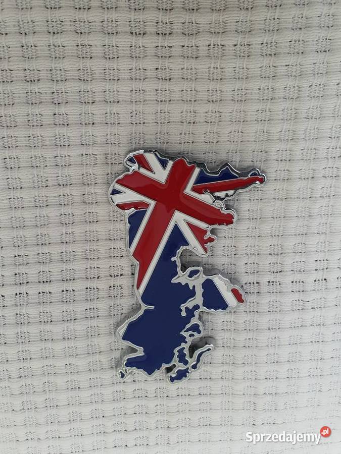 EMBLEMAT UK ANGLIA ENGLAND NA KLAPĘ MASKĘ GRUBY wielkopolskie Poznań sprzedam