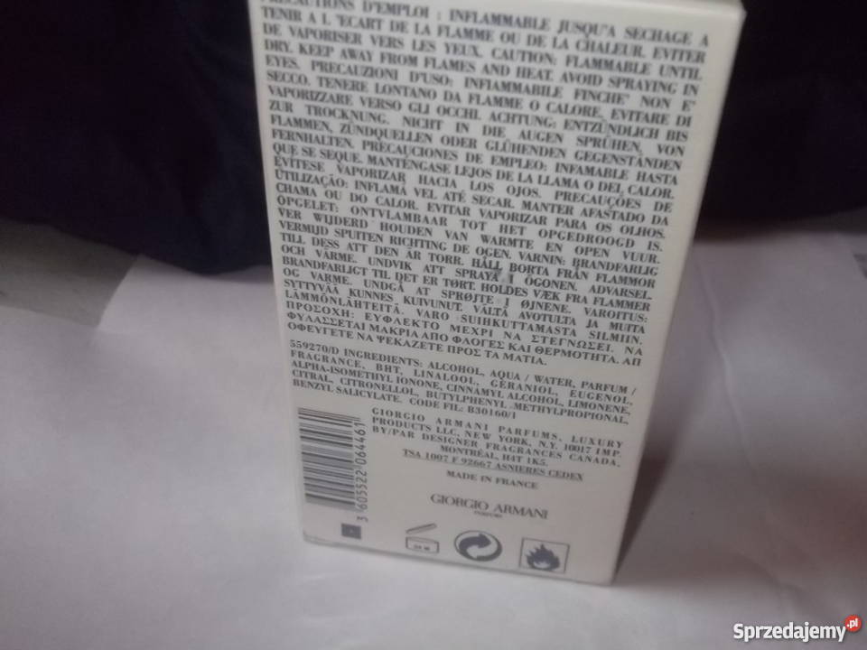 Perfumy Giorgio Armani Acqua di Gio meskie 100ml Lublin