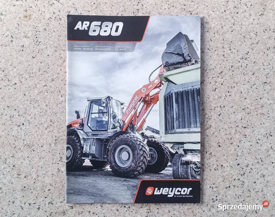 WEYCOR AR680 By Atlas Ładowarka kołowa motoryzacja, transport Bytom