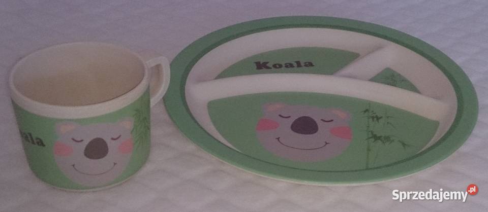 Kubeczek i talerzyk z przegródkami Koala Czeladź sprzedam
