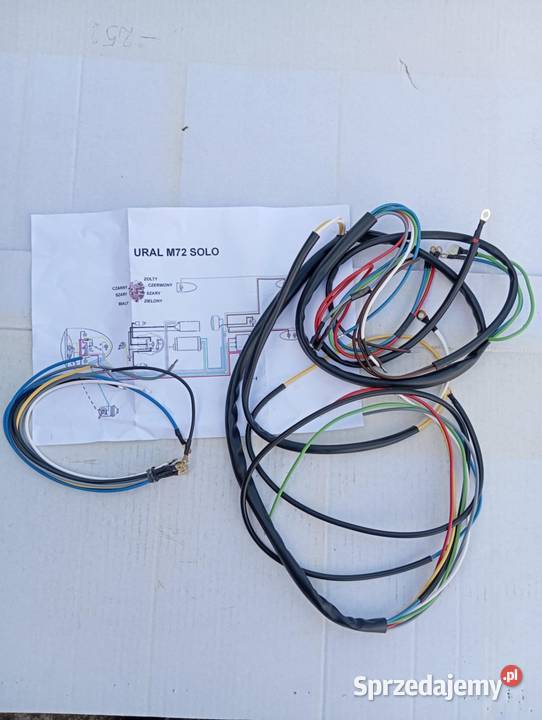 INSTALACJA ELEKTRYCZNA SCHEMAT 6 V M72 IRBIT Niemodlin