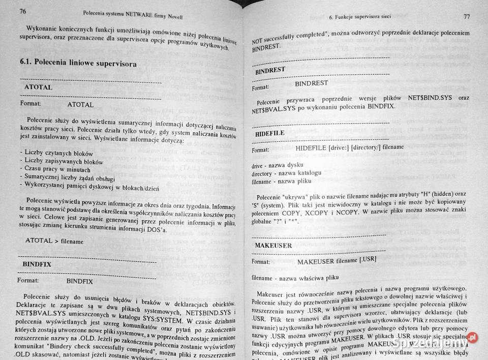 NetWare firmy NOVELL wersja 215 Leonid Bułhak Chełm