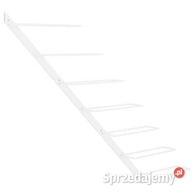 vidaXL Ścienny uchwyt na 7 butelek wina biały mazowieckie Warszawa