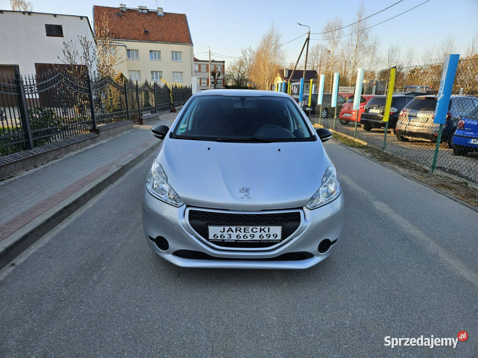 Peugeot 208 Opłacony Zdrowy Zadbany Serwisie z srebrny Kisielice
