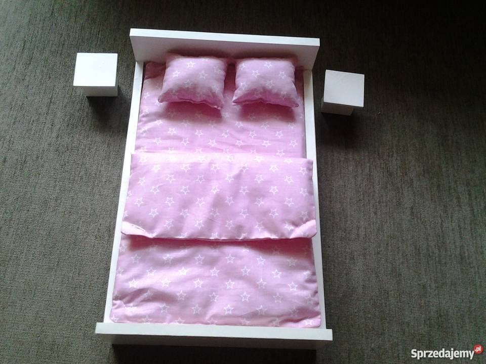 Łóżko łóżeczko podwójne lalki barbie 3 lata+ Wieprz