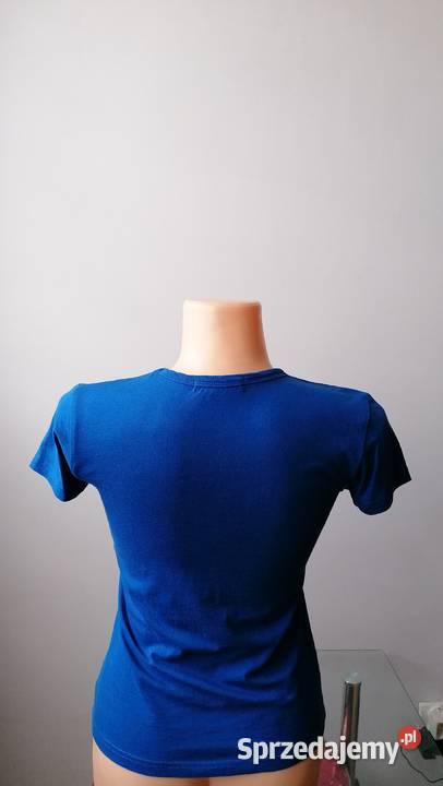 VERO MODA DAMSKI KOBALTOWY TSHIRT RS niebieski