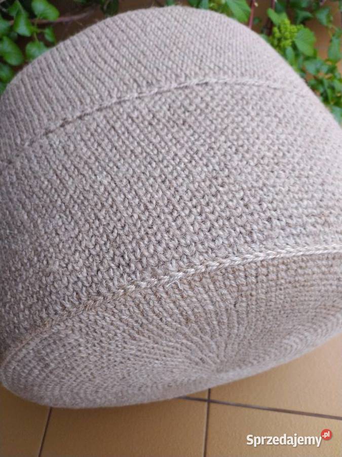 Pufa jutowa Okrągła Nowa 50cm Brodnica
