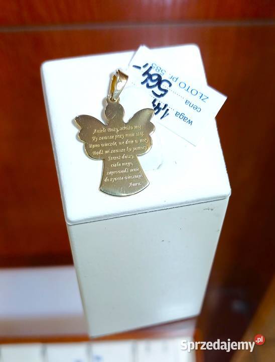 Zawieszka Anioł złoto pr585 Puławy sprzedam