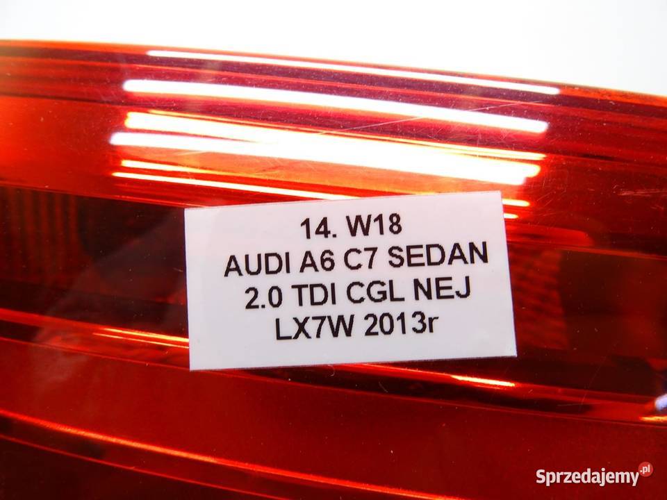 LAMPA LEWA LEWY TYŁ TYLNA W BŁOTNIK 4G5945095 małopolskie