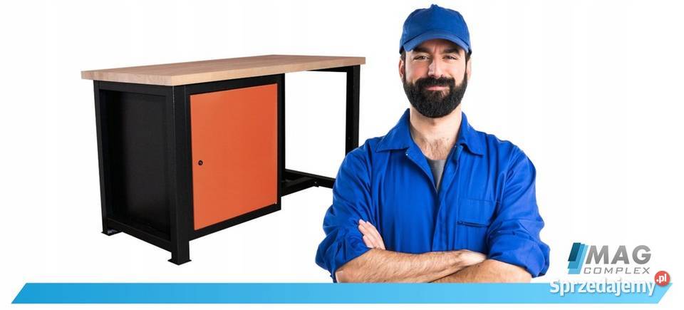 STÓŁ Warsztatowy P1410 GARAŻ WARSZTAT SZAFKA Sopot