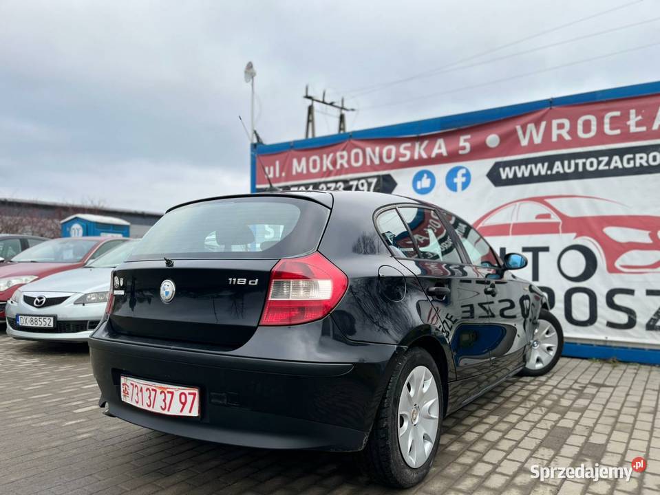 BMW 118d 20 Diesel 2006 Alufelgi Szyberdach 5 Wrocław