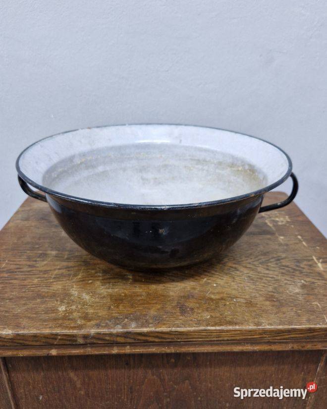 Stara Misa Ogrodowa Emaliowana AntykiMarki mazowieckie Marki