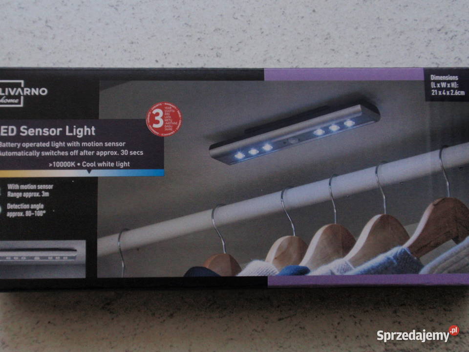 Listwa świetlna LED z czujnikiem ruchu Livarno Łódź