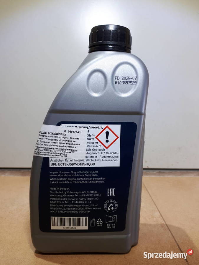 Olej Sprzęgła Haldex G065175A2 Grupa vw mazowieckie Warszawa sprzedam