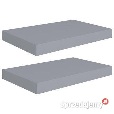 vidaXL Półki ścienne 2 szare 40x23x38 MDF323848 Dom i Ogród Warszawa sprzedam