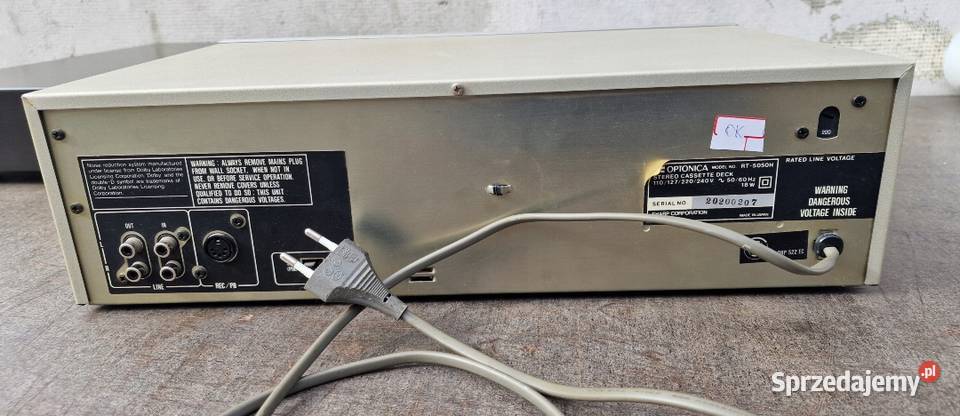 Magnetofon optonica rt 5050 Audio pomorskie Zajączkowo sprzedam
