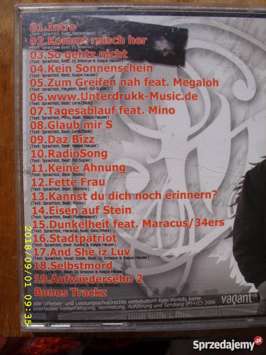 CD pop SPRACHTOTWARUM NOCH EIN dolnośląskie Wołów sprzedam