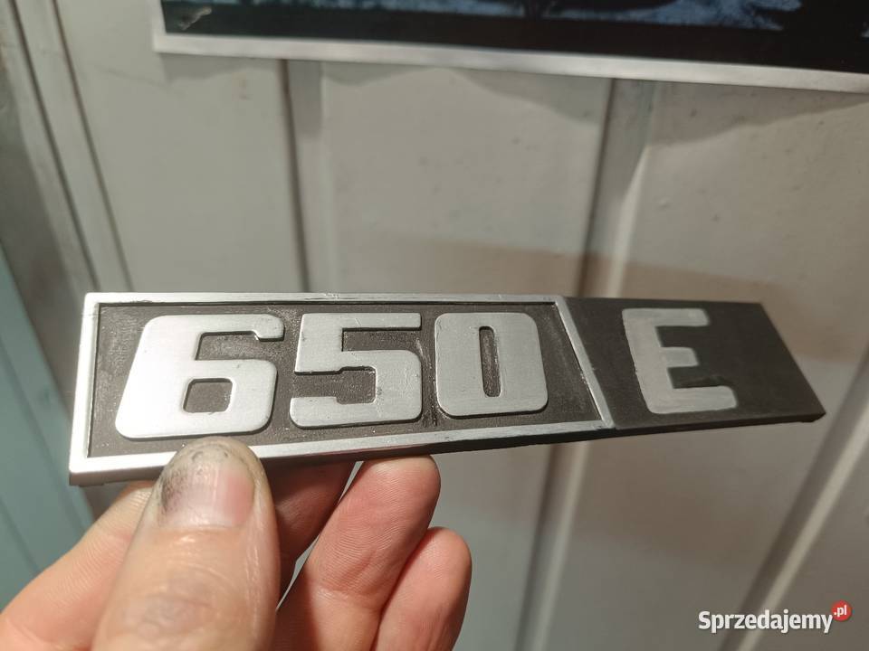 Znaczek Fiat 126p FL 650 E oryginał emblemat