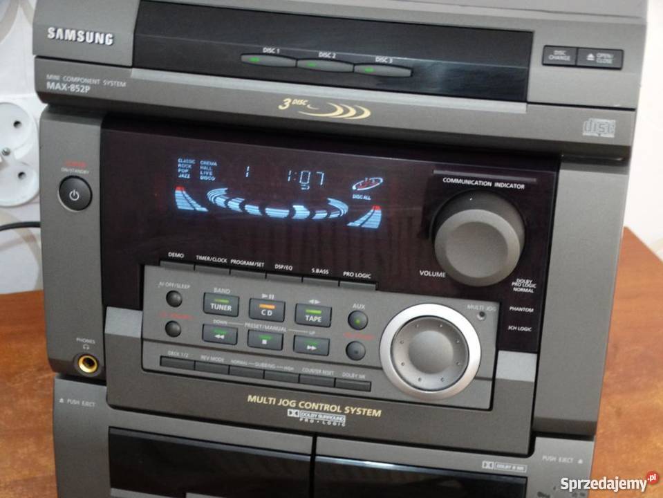 Wieża Samsung 852P mocna 130 watWYSYŁKA podkarpackie Jasło