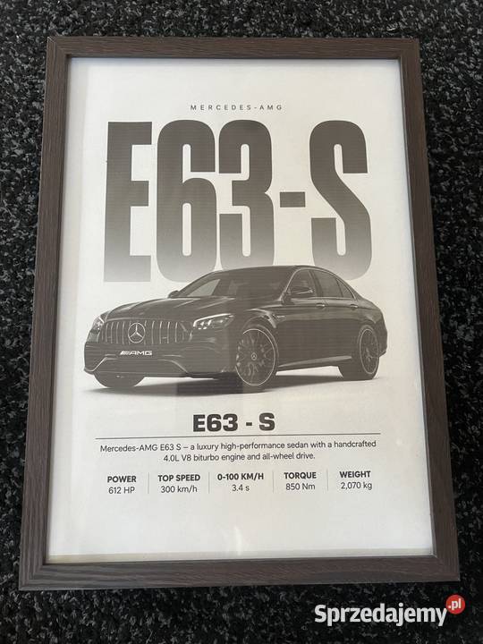 Obraz motoryzacyjny E63S Opis pomorskie Gdynia