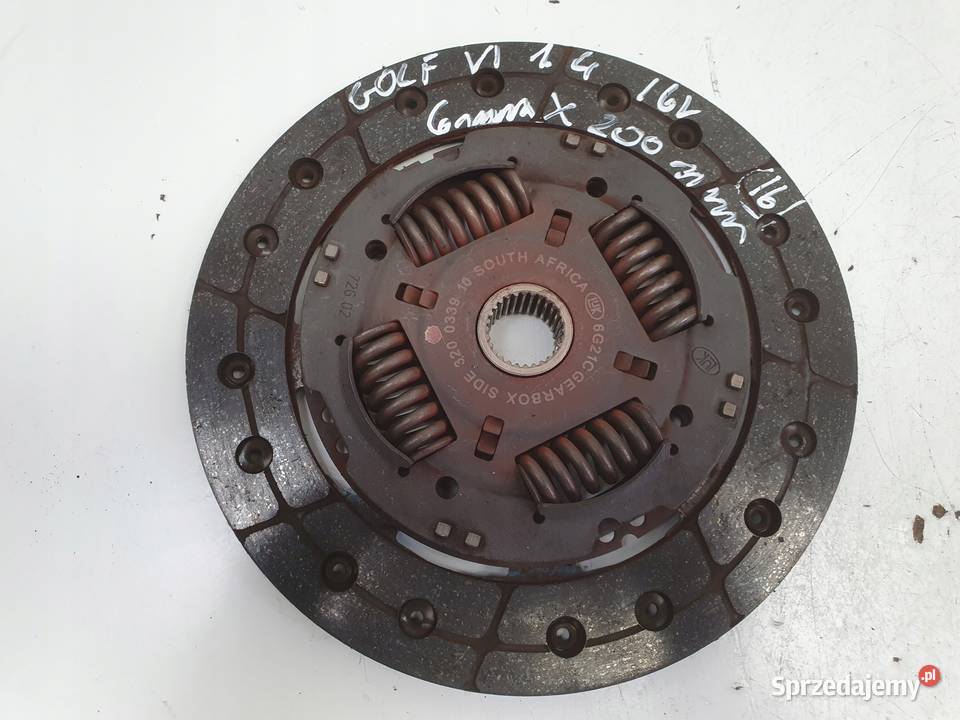 VW Golf VI 14 16V DOCISK TARCZA sprzęgło lubelskie