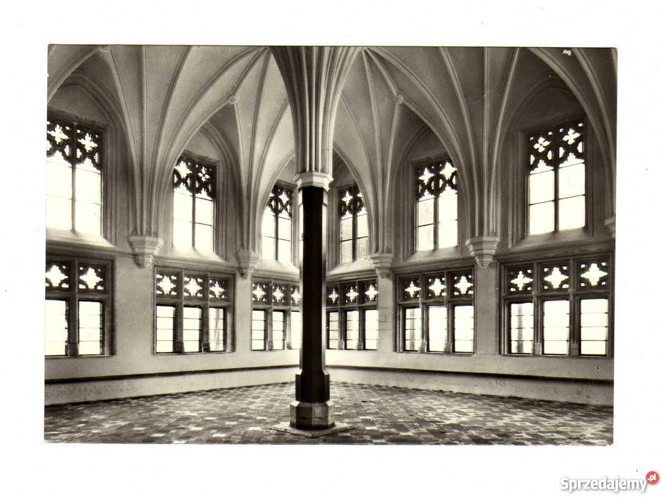 MALBORK POCZTÓWKA CZARNO BIAŁA Krynki