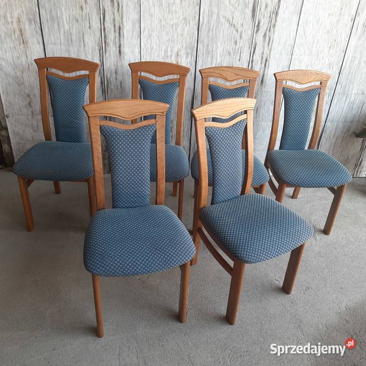krzesła komplet 6 sztuk 344