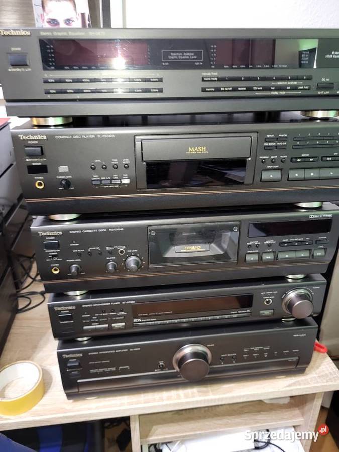 Duża wieża stereo Technics wielkopolskie Słupca