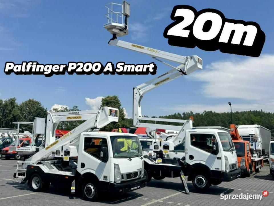 Nissan Cabstar Podnośnik Koszowy 20m Palfinger zarejestrowany w Polsce Widełki