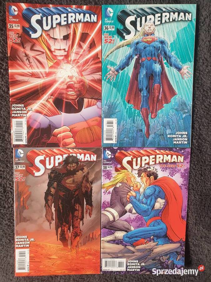 Superman zestaw 21 komiksów DC USA Superbohaterowie Gdynia