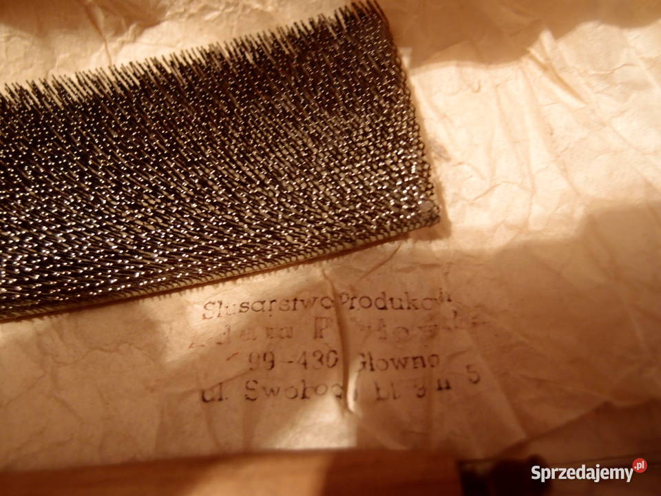 Zestaw do szydełkowania PRL Drewniana igła