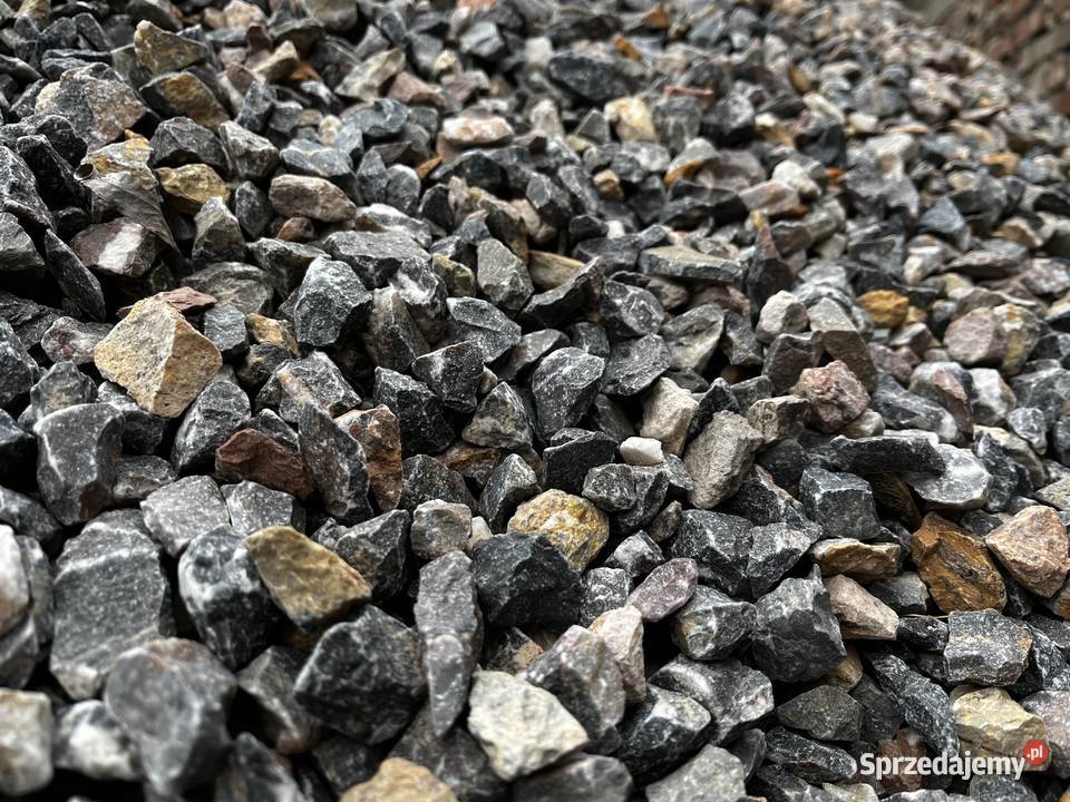 Grys Grafito Kamień Czarny Bazaltowy Kostka śląskie Jaworzno