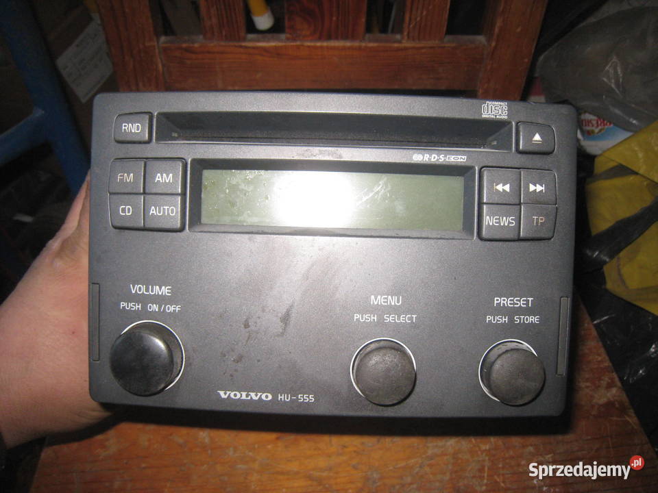 Radio oryginalne 2 DIN volvo hu555 hu555 s40 v40 Fabryczne Radioodtwarzacze Elektronika Kraków