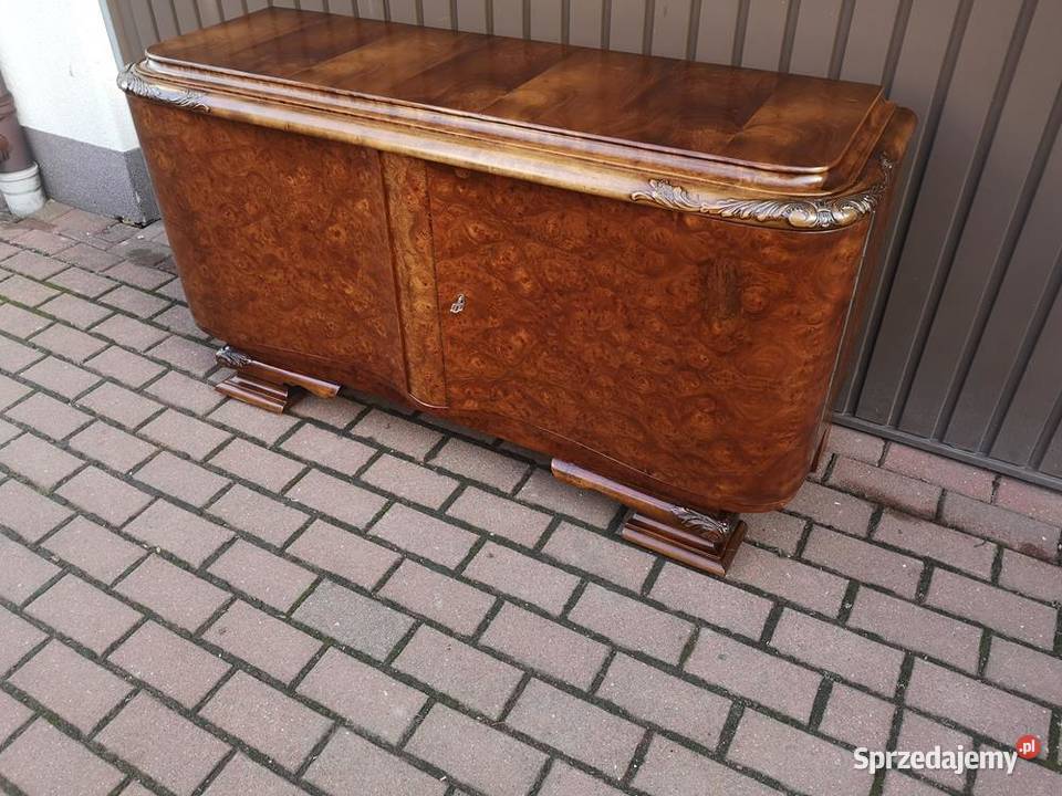 Komoda ARTDECO RTV OrzechCzeczot Niska Stara wielkopolskie Swarzędz