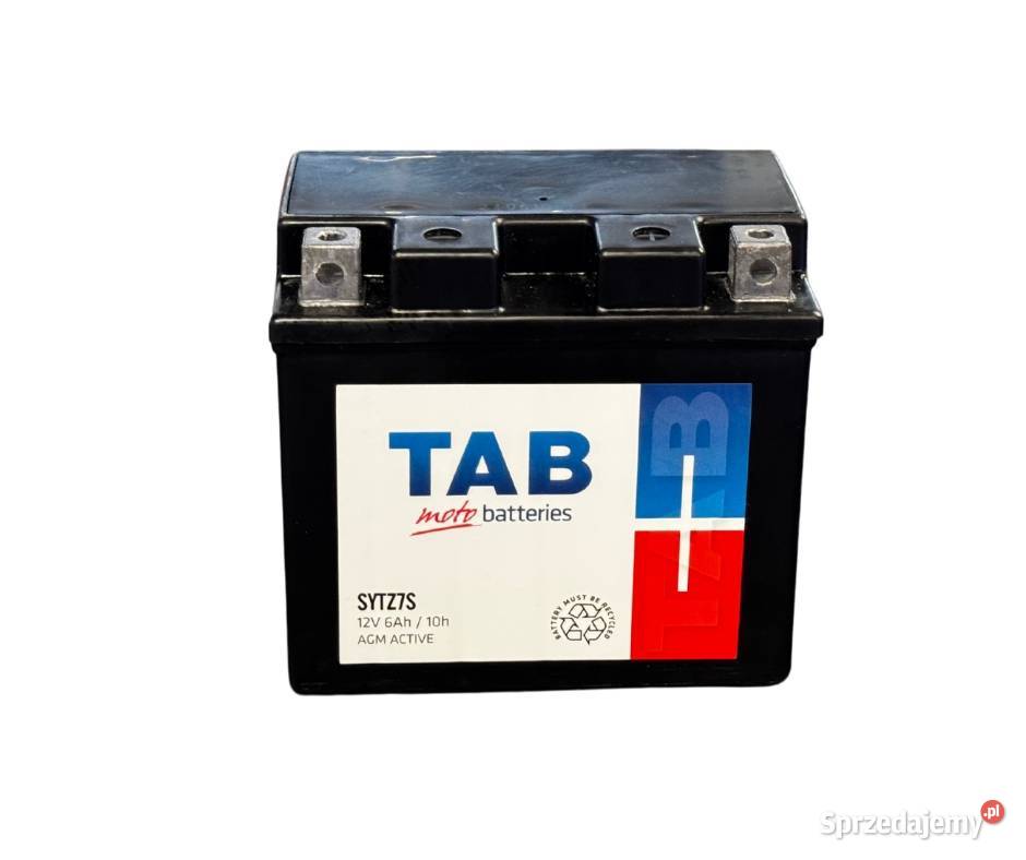 Akumulator TAB 12V 6Ah 90A YTZ7S SYTZ7S Części samochodowe Jasło
