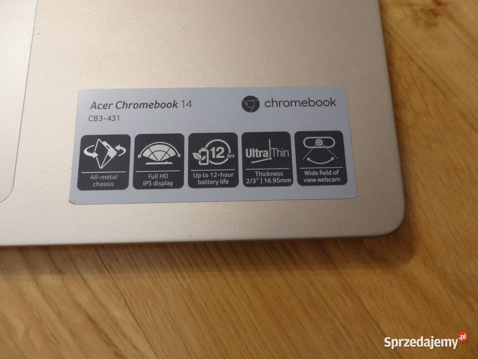 Acer chrome book CB3431 Warszawa
