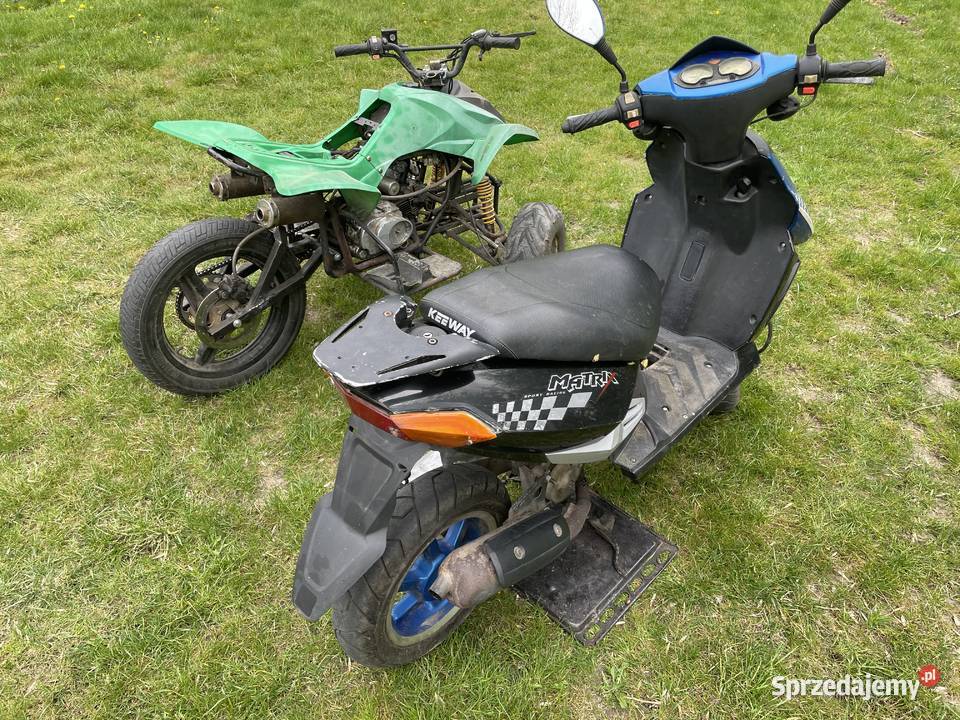 Quad 4t 125 i skuter 2t keeway matrix 50 Rychliki