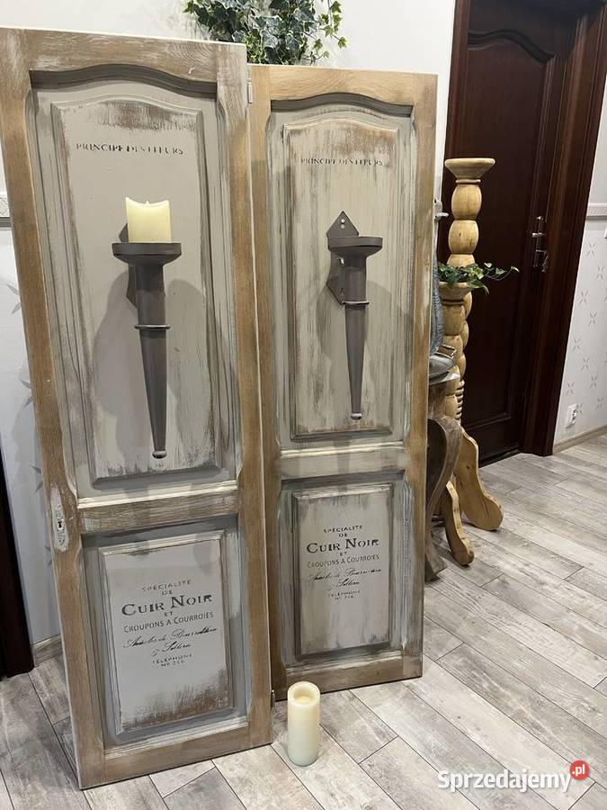 Panel dekoracja prowansalska stare drzwi Żary