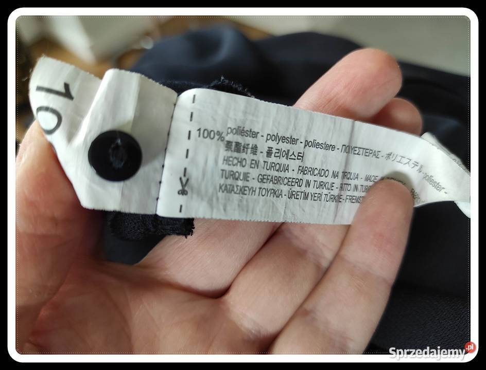 Zara Basic ciemna sukienka rozmiar 44 XXL stan