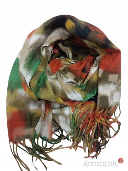 Chusta Szalik apaszka casmire ciepla puszysta łódzkie Pątnów